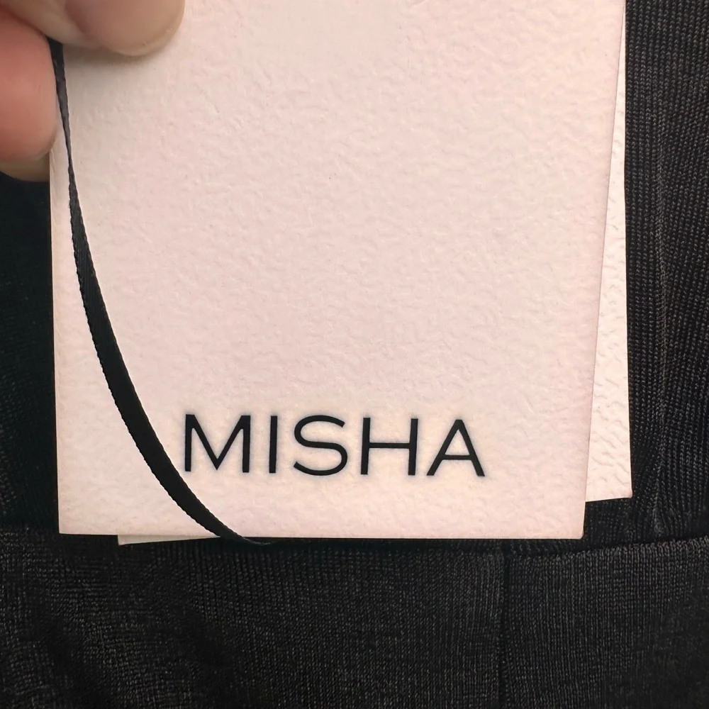 NEW MISHA MOURA JUMPSUIT SIZE 2 Elegant Black
